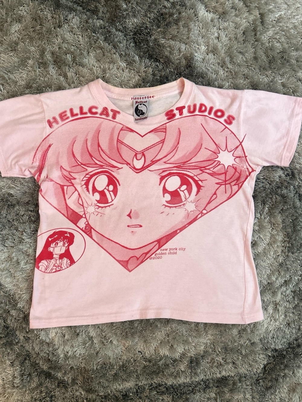 Pink Sailor Moon Graphic Baby Tee